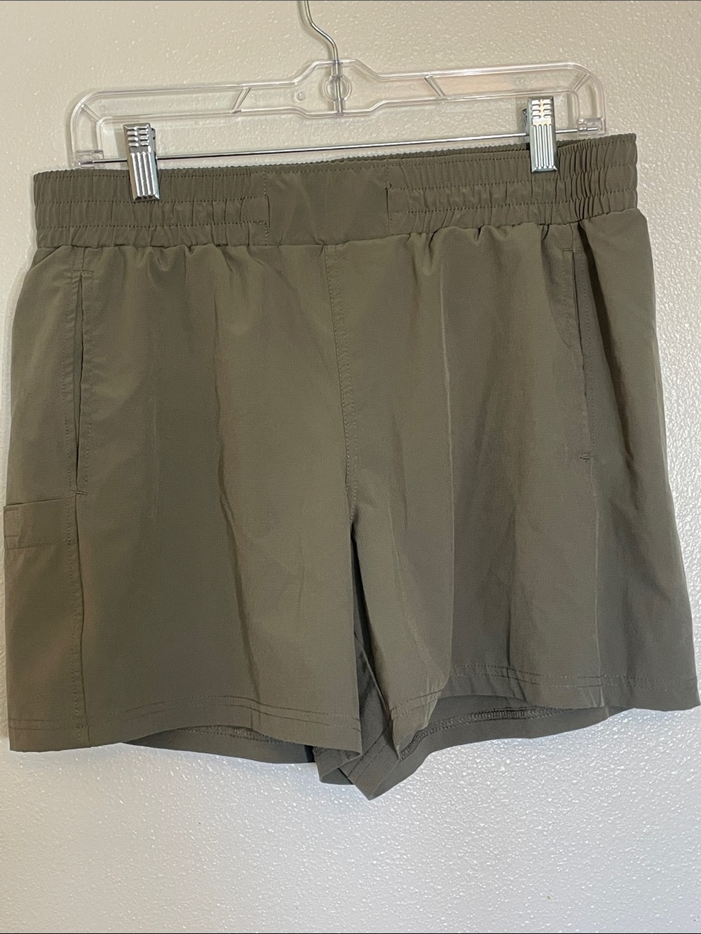 Avalanche Olive Green Athletic Shorts